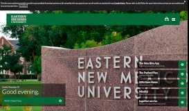 
							         Eastern New Mexico University								  
							    