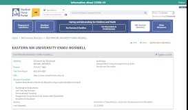 
							         EASTERN NM UNIVERSITY ENMU-ROSWELL - Medical Home Portal								  
							    