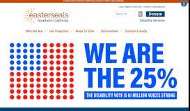 
							         Easterseals Southern California | Homepage								  
							    