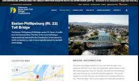 
							         Easton-Phillipsburg (Rt. 22) Toll Bridge – DRJTBC								  
							    