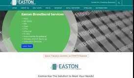 
							         Easton Telecom Services								  
							    