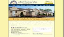 
							         Eastport Health Care | Washington County, Maine | Eastport, Machias ...								  
							    