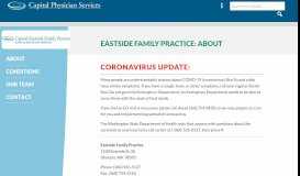 
							         Eastside Family Practice - Capital Physician Services								  
							    