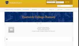 
							         Eastwick College-Ramsey | Honor Society								  
							    