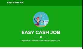 
							         Easy Cash Job								  
							    