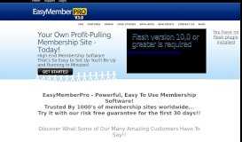 
							         Easy Member Pro: Membership Site Software								  
							    