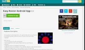 
							         Easy Roster Android App 3.0 Free Download								  
							    