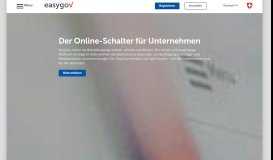 
							         EasyGov.swiss - Der Online-Schalter für Unternehmen								  
							    