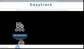 
							         Easytrack - Login								  
							    