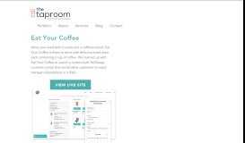
							         Eat Your Coffee | Custom ReCharge Customer Portal | The Taproom ...								  
							    