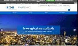 
							         Eaton PowerSource: Home Page								  
							    