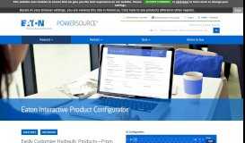 
							         Eaton Product Configurator | Eaton PowerSource								  
							    