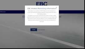 
							         EBC Brakes® Customer Portal								  
							    