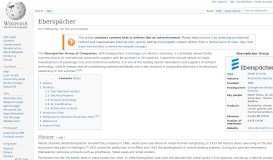 
							         Eberspächer - Wikipedia								  
							    