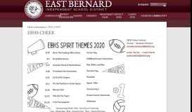 
							         EBHS CHEER – EBHS Cheerleaders – East Bernard Independent ...								  
							    