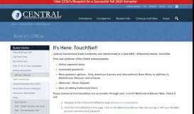 
							         eBill Information - Central Connecticut State University								  
							    