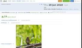 
							         eBird Checklist - 28 Jun 2018 - Silver Lake, Amador County - 19 species								  
							    