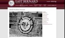 
							         EBISD Student Intranet - East Bernard								  
							    