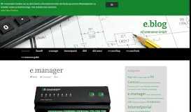 
							         e.blog | nD-enerserve GmbH								  
							    