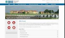 
							         Ebonyi State University Portal								  
							    