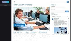 
							         ebs Customer Portal - Home								  
							    