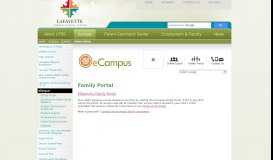 
							         { eCampus- Family Portal : LPSS : Lafayette Parish School System }								  
							    