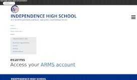 
							         ecarms - Independence High School - School Loop								  
							    