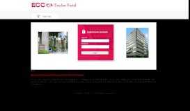 
							         ECC Teacher Portal								  
							    