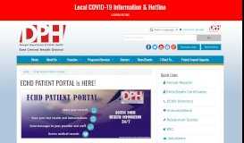 
							         ECHD PATIENT PORTAL is HERE! – East Central Health District								  
							    