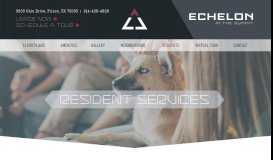 
							         Echelon at the Summit | Resident Services - Frisco								  
							    
