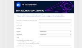 
							         ECI Customer Service Portal								  
							    