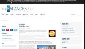 
							         ECI Group - The Balance Sheet - Yardi Corporate Blog								  
							    