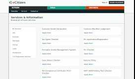 
							         eCitizen | A portal that offers access to information and services ...								  
							    