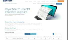 
							         eClaims - Payor Search Tool | Dentrix								  
							    