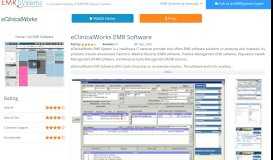 
							         eClinicalWorks EMR Software Free Demo, Pricing, Latest Reviews ...								  
							    