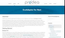 
							         EcoAdaptor for Nest – Prodea's Arrayent ConnectCloud IoT Platform ...								  
							    