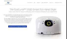 
							         EcoCurve 550D Smart Eco Hand Dryer - SAVORTEX								  
							    