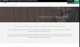 
							         Ecommerce for Manufacturers - Comgem Trade & B2B Ecommerce UK								  
							    