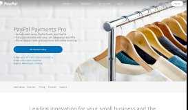 
							         Ecommerce Payment Processing - PayPal Payments Pro - PayPal US								  
							    