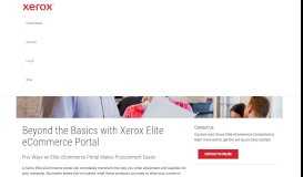 
							         eCommerce Portal: e-Procurement Solutions - Xerox								  
							    