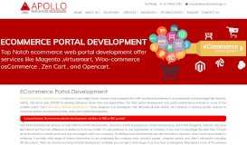 
							         Ecommerce Web Portal Development Company - Apollo Web Designs								  
							    