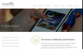 
							         Ecommerce Websites and Portals - Newtok Technologies Pvt. Ltd.								  
							    