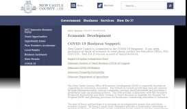 
							         Economic Development | New Castle County, DE - Official Website								  
							    