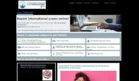 
							         econsumer.gov: econsumer - Report international scams online!								  
							    