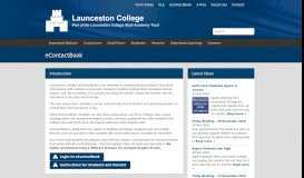 
							         eContactBook | Launceston College								  
							    