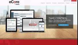 
							         eCore Software | Scheduling Software and Online Time Clock								  
							    
