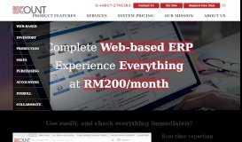 
							         Ecount ERP: Cloud-based ERP system for RM200 per month								  
							    