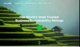 
							         EcoVadis Business Sustainability Ratings								  
							    