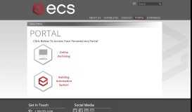 
							         ecs Portal, Access to Online Archiving, Building Automation System								  
							    