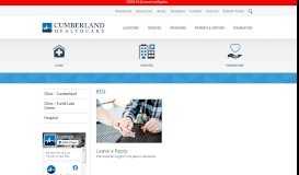 
							         ECU - Cumberland Healthcare								  
							    